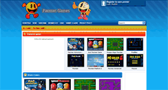 Desktop Screenshot of mypacmangames.com